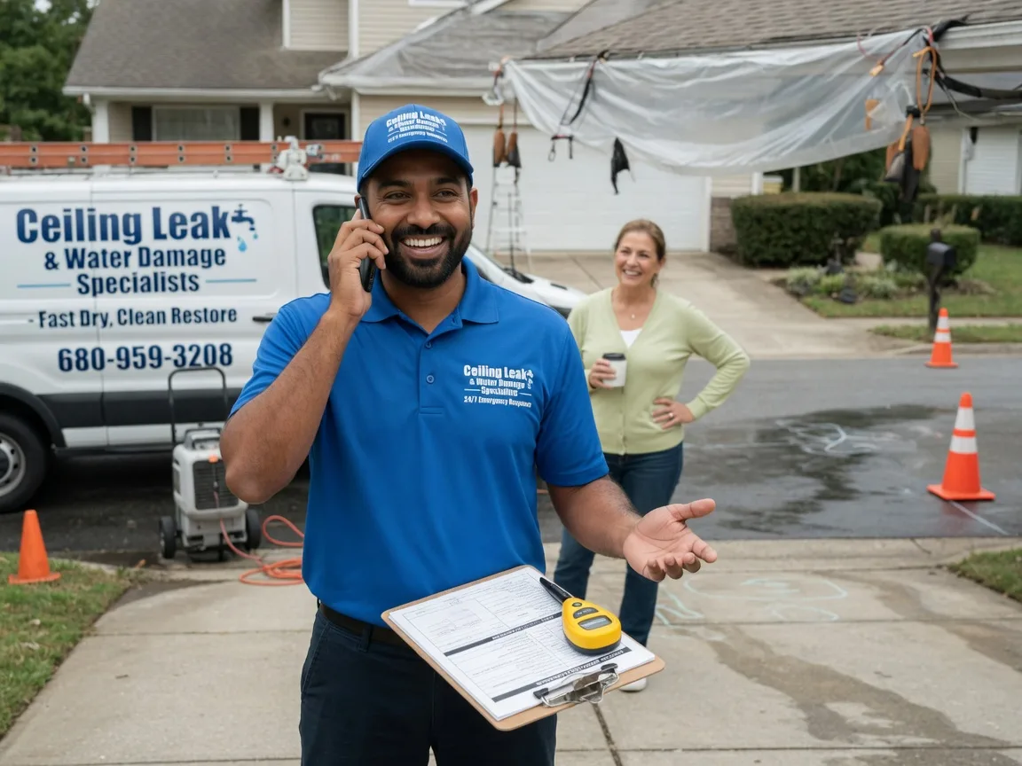 Ceiling Leak Cleanup Picacho, NM FAQs